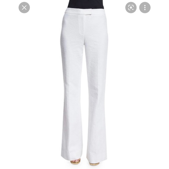 Diane Von Furstenberg Pants - DVF White Nicola Wide Leg Pants